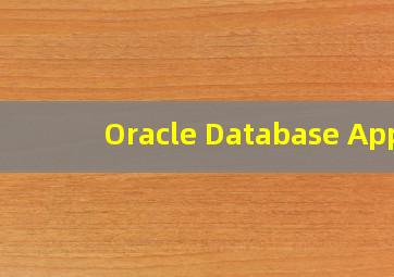 Oracle Database App