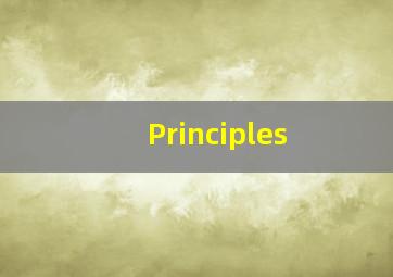 Principles