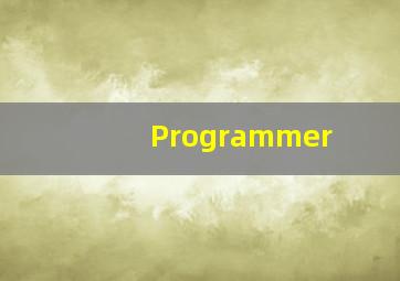 Programmer