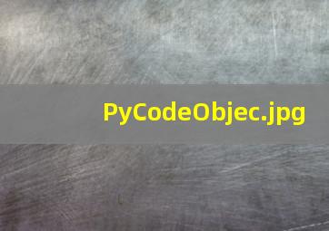 PyCodeObjec