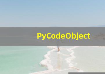 PyCodeObject