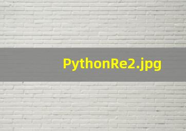 PythonRe