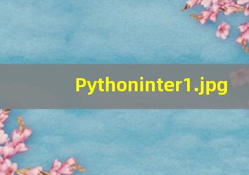 Pythoninter