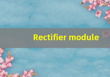 Rectifier module