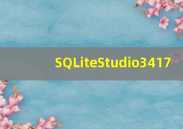 SQLiteStudio3417