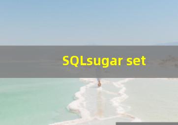 SQLsugar set