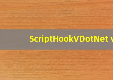 ScriptHookVDotNet v