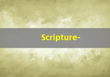 Scripture-