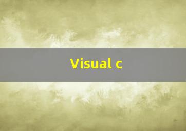 Visual c  