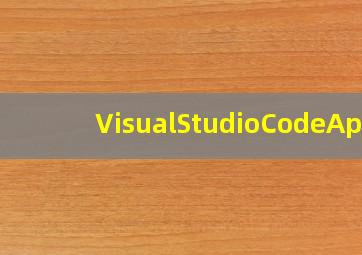 VisualStudioCodeApp