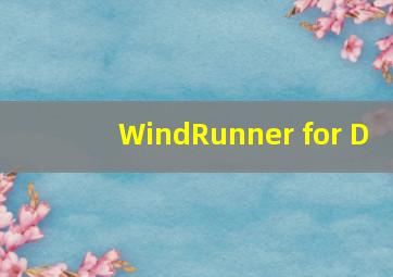 WindRunner for D