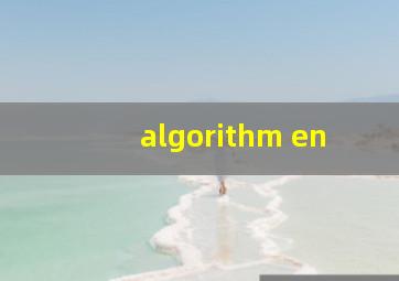 algorithm en