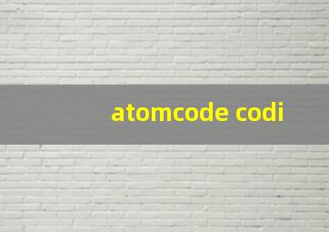 atomcode codi