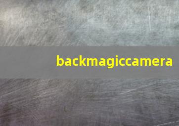 backmagiccamera