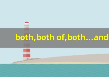 both,both of,both...and...的
