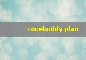 codebuddy plan