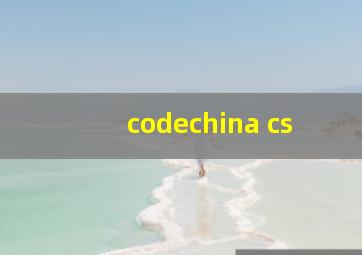 codechina cs