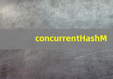 concurrentHashM