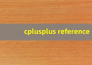 cplusplus reference