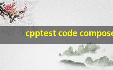 cpptest code composer 