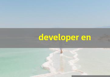 developer en