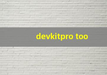 devkitpro too