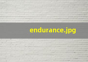 endurance