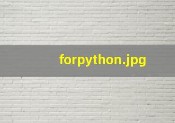 forpython