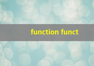 function funct