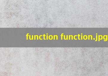 function function
