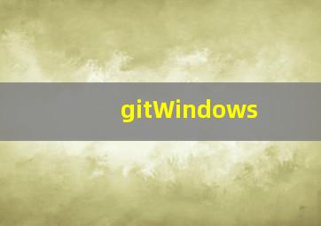 gitWindows