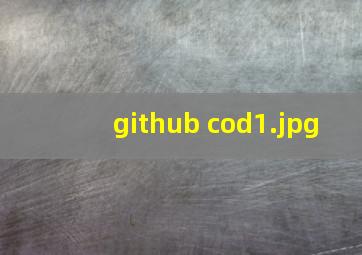 github cod
