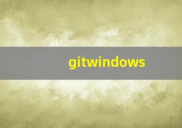 gitwindows