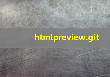 htmlpreview.git