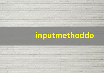 inputmethoddo