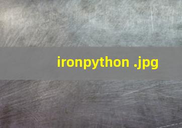 ironpython 