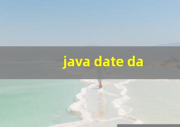 java date da