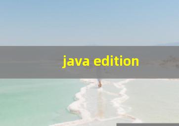 java edition