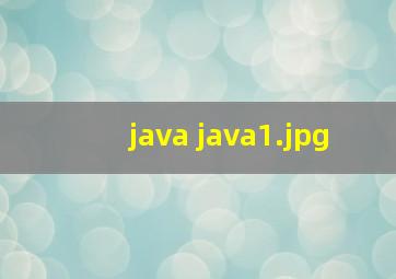 java java