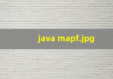 java mapf