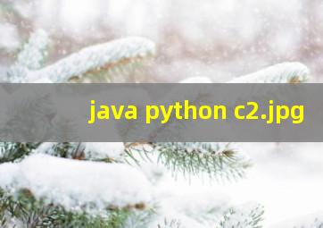 java python c