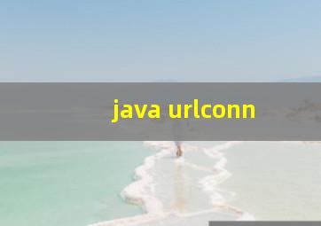 java urlconn