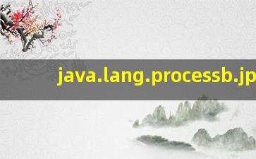 java.lang.processb