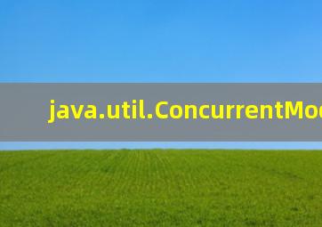 java.util.ConcurrentModi