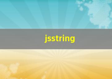 jsstring