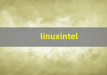 linuxintel