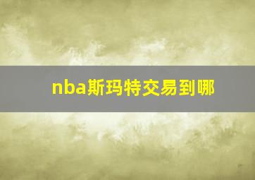nba斯玛特交易到哪