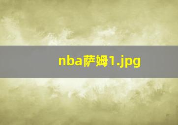 nba萨姆