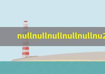 nullnullnullnullnullnu