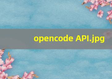 opencode API